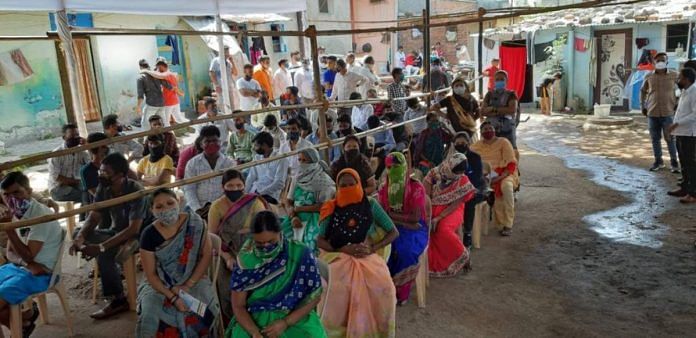 A hyperlocal vaccination camp in a slum in Pimpri-Chinchwad | By Special Arrangement