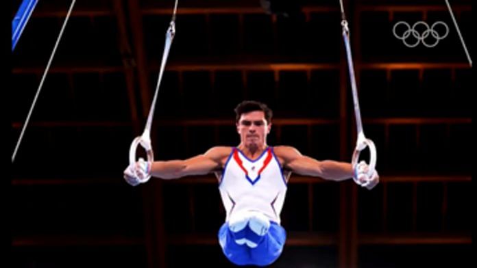 Representative Image | A member of the ROC men gymnastics team which won gold in Tokyo | Twitter | @Olympics