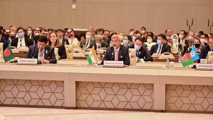 External Affairs Minister S. Jaishankar at the International Conference on Regional Connectivity of Central and South Asia in Tashkent Friday | Twitter | @DrSJaishankar