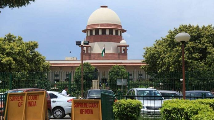 File photo of the Supreme Court of India | Photo: Manisha Mondal | Photo: ThePrint