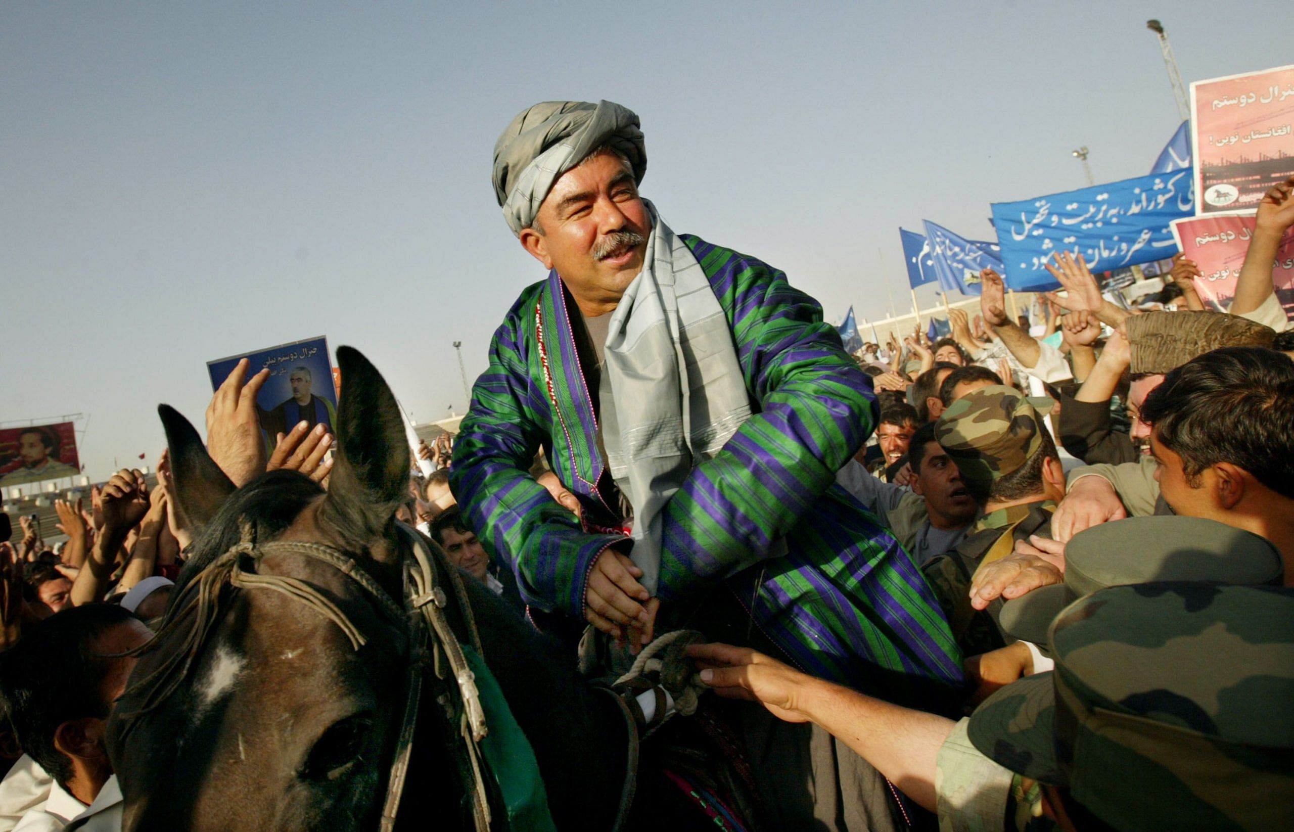 Abdul Rashid Dostum in 2004