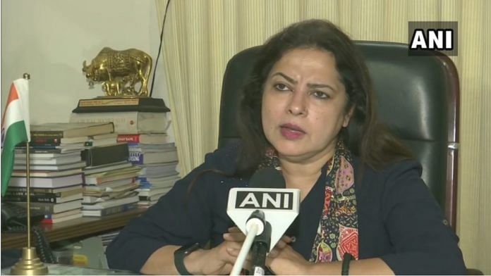 File photo of Union Minister of State for External Affairs Meenakshi Lekhi | ANI