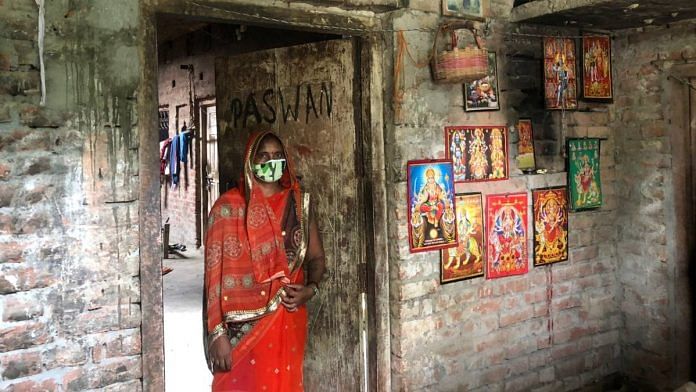 Indravati Devi at home in Gorakhpur's Jigina Bhion village | Jyoti Yadav | ThePrint