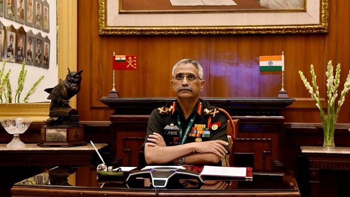File photo of Army chief General M.M. Naravane | ANI