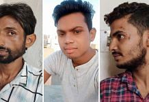 (L-R) Sanjay, Anuj Kumar and Chandan Singh were kidnapped and assaulted by a group of men last week. Kumar (centre; image by special arrangement) succumbed to his injuries | Bismee Taskin | ThePrint