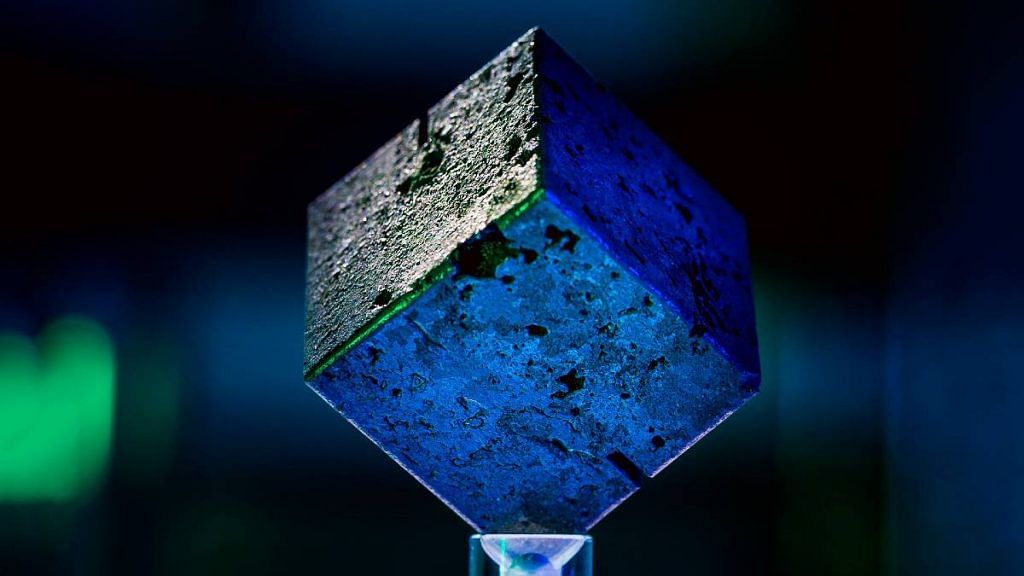 A cube of uranium from a failed German World War II-era nuclear reactor | John T. Consoli | University of Maryland