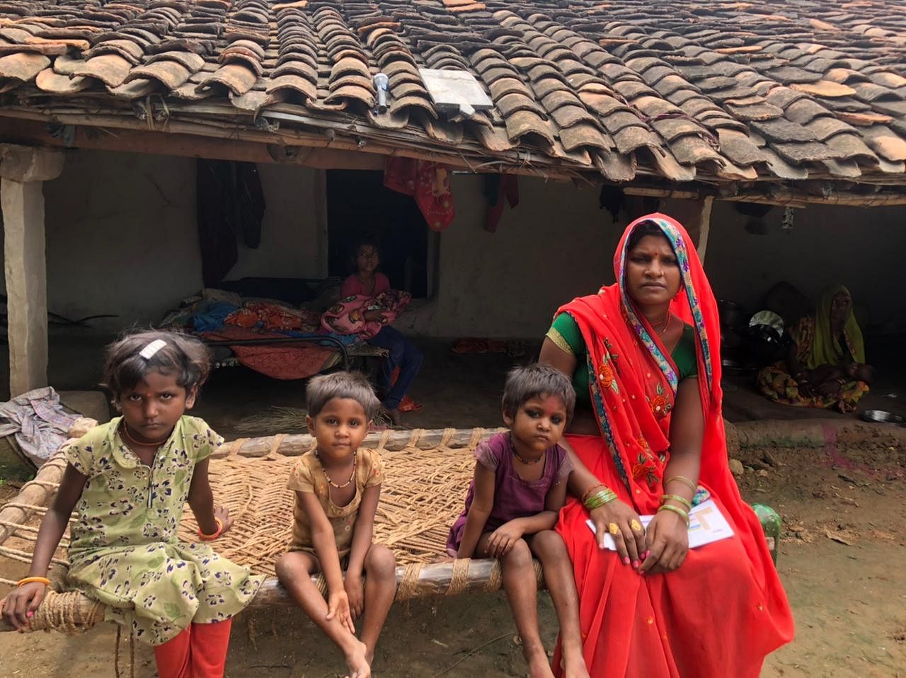Foolkali with her children | Jyoti Yadav | ThePrint