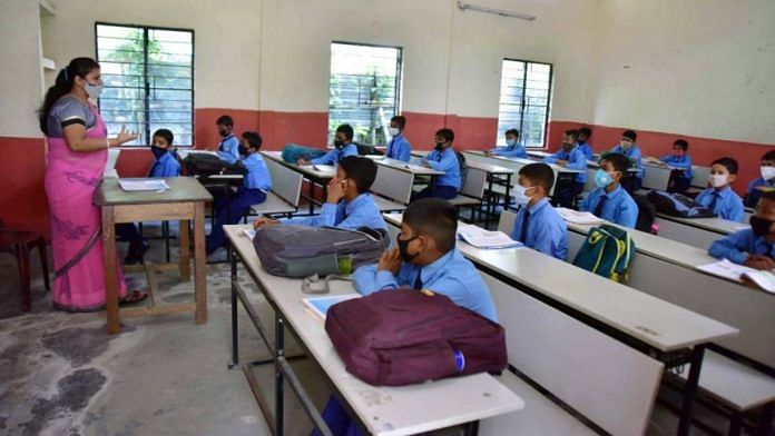 A class in progress in a school in Assam | Representative image | File photo | ANI