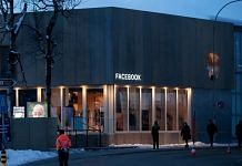 A Facebook pop-up-office at World Economic Forum in Davos, Switzerland