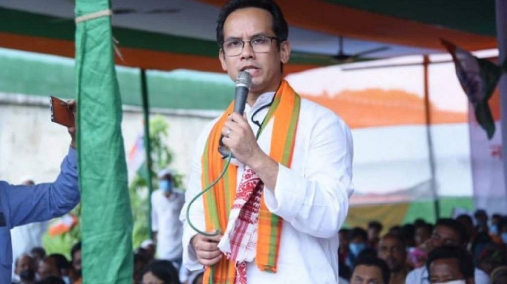 Congress MP Gaurav Gogoi said the party reached the decision after receiving negative feedback from grassroot workers about the alliance | File Photo | Twitter | @GauravGogoiAsm