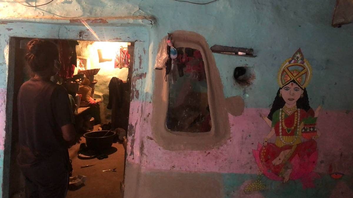 A house in a Prayagraj slum, where many girls had no access to sanitary pads during the pandemic, with the lockdowns robbing their families of their meagre earnings. Menstrual hygiene is anyway compromised here as the silence around menstruation often pushes many to use dirty rags to stem the blood flow.