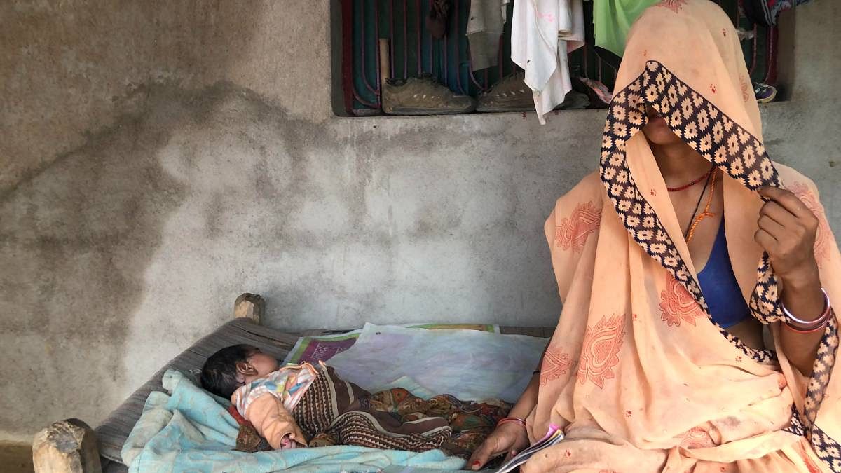 Twenty-three-year-old Radha, a mother of two in UP's Chitrakoot district, has helped birth many children during the pandemic. As Covid lockdowns restricted access to medical help, home births went up, with midwives and female family members in attendance.