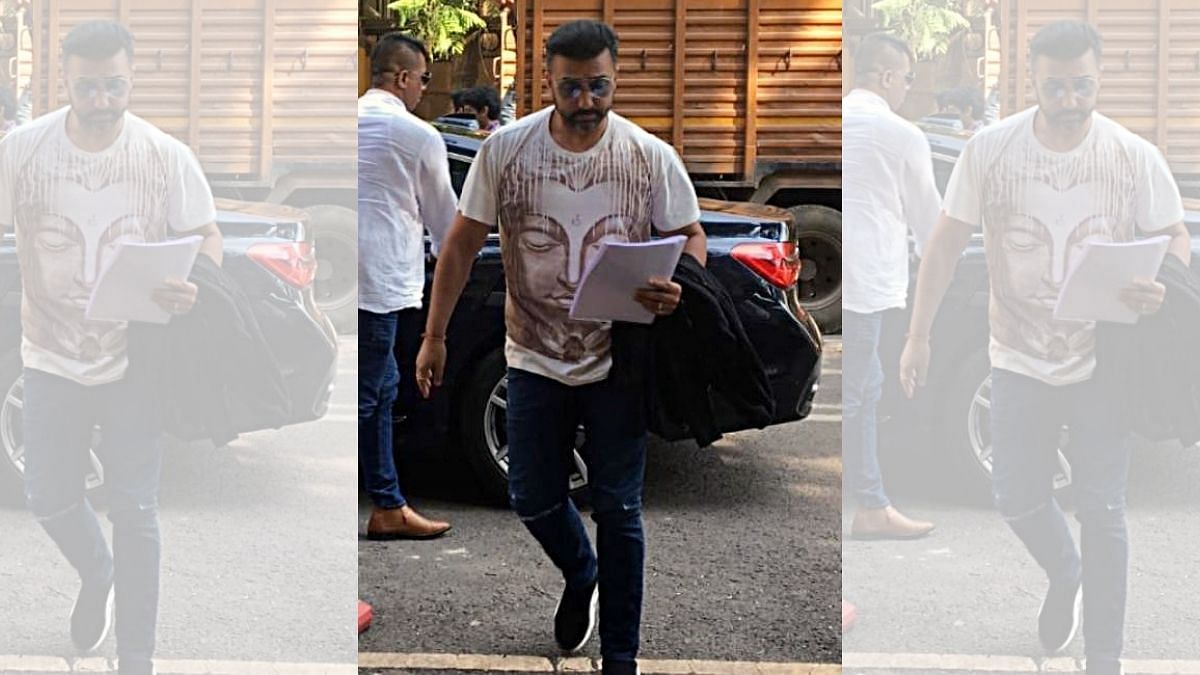 Raj Kundra arrives at Enforcement Directorate (ED) office in 2019, to join investigations in a case related to gangster Iqbal Mirchi | ANI File Photo