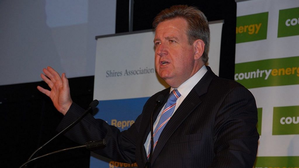File image of Australian High Commissioner to India Barry O'Farrell | Photo: Commons