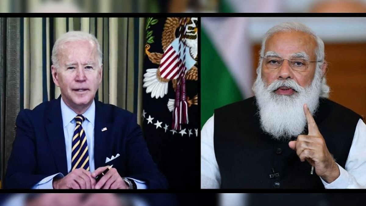 File photo of PM Narendra Modi speaking during the First Quad Leaders’ Virtual Summit with US President Joe Biden on 12 March 2021 | Photo: ANI