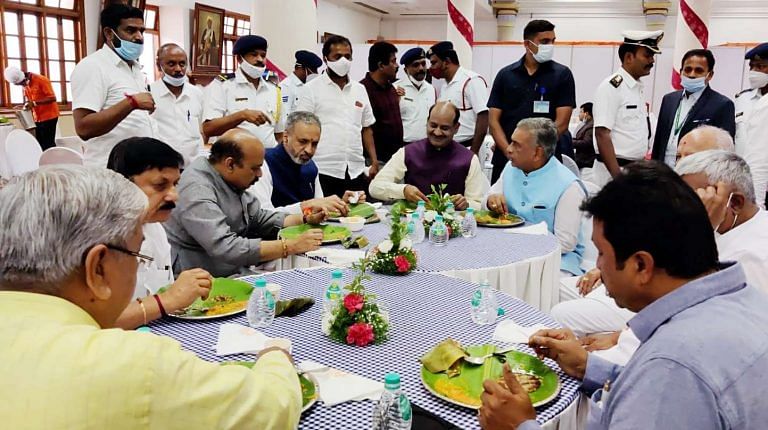 LS speaker address in Karnataka House unconstitutional? Congress says yes, BJP points to Rajiv