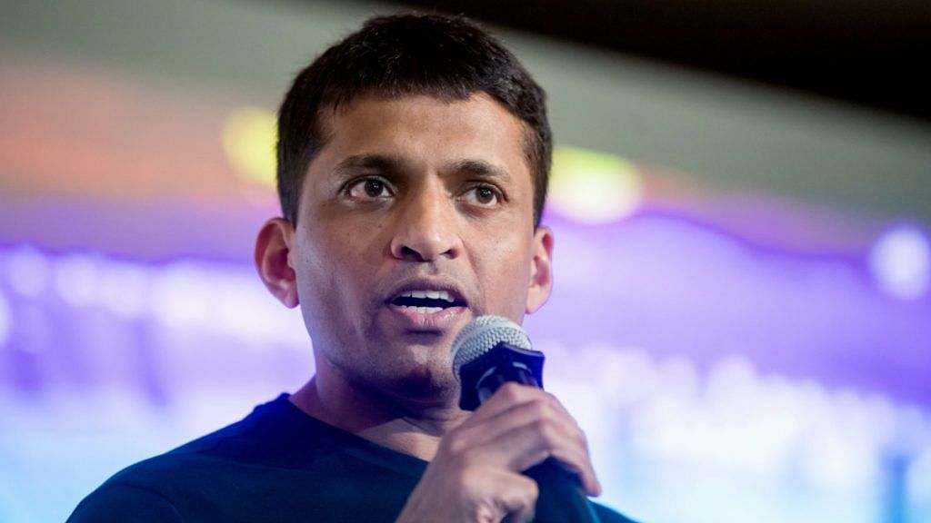 Byju Raveendran, founder and chief executive officer of Think and Learn Pvt., speaks during the Credit Suisse Asian Investment Conference in Hong Kong, China| Bloomberg