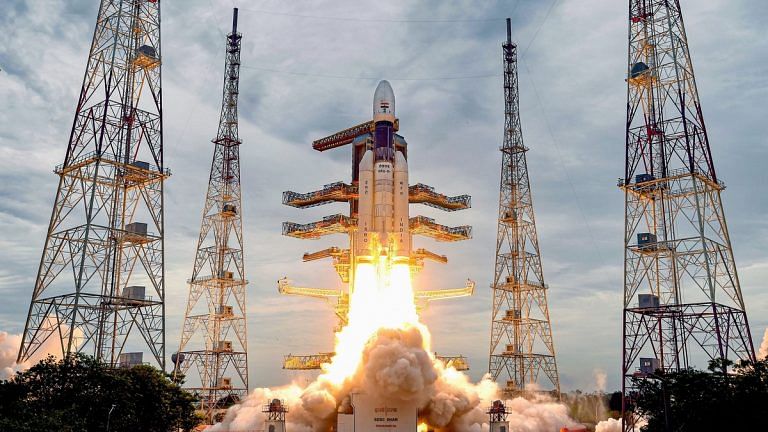 Chandrayaan-2 lifts off onboard GSLV Mk III-M1 launch vehicle from Satish Dhawan Space Center at Sriharikota in Andhra Pradesh, on 22 July 2019 | File photo | Photo: ISRO