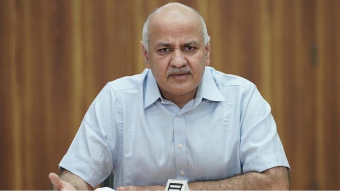 File photo of Delhi Deputy Chief Minister Manish Sisodia at a press conference in New Delhi | Twitter /@msisodia