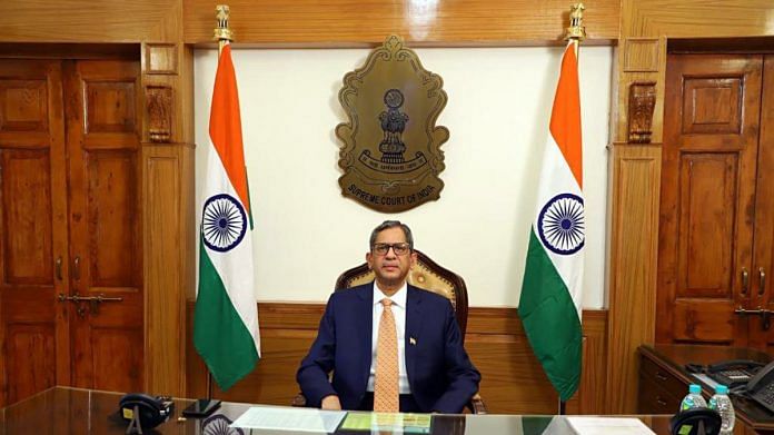 File photo of Chief Justice of India NV Ramana | ANI photo