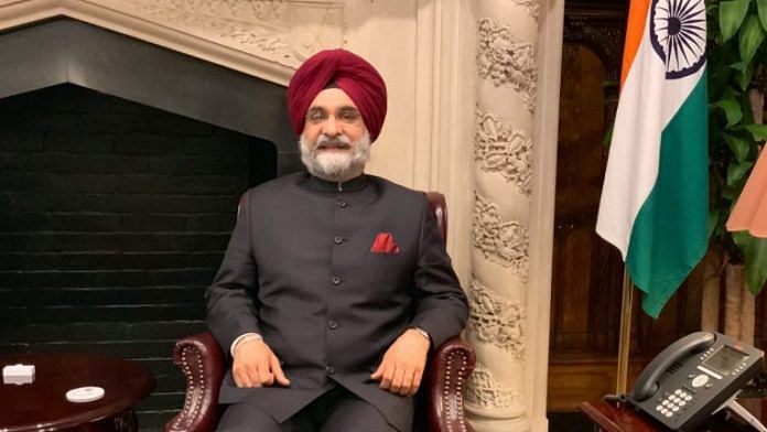 India's ambassador to US Taranjit Singh Sandhu | Twitter