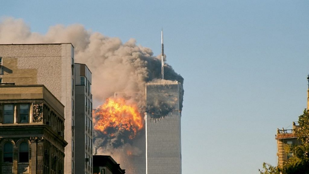 United Airlines Flight 175 crashes into the south tower of the World Trade Center on 11 Sept 2001 | Wikimedia Commons