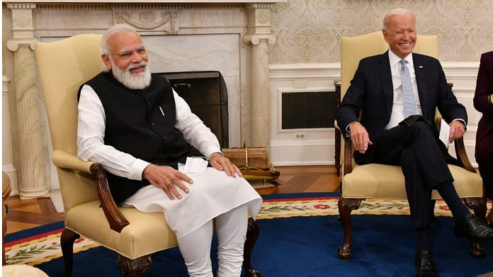 PM NaRepresentational image | PM Narendra Modi with US President Joe Biden during their bilateral meeting in Washington on 24 September 2021| Twitter /@narendramodirendra Modi with US President Joe Biden during their bilateral meeting in Washington on 24 September 2021| Twitter /@narendramodi