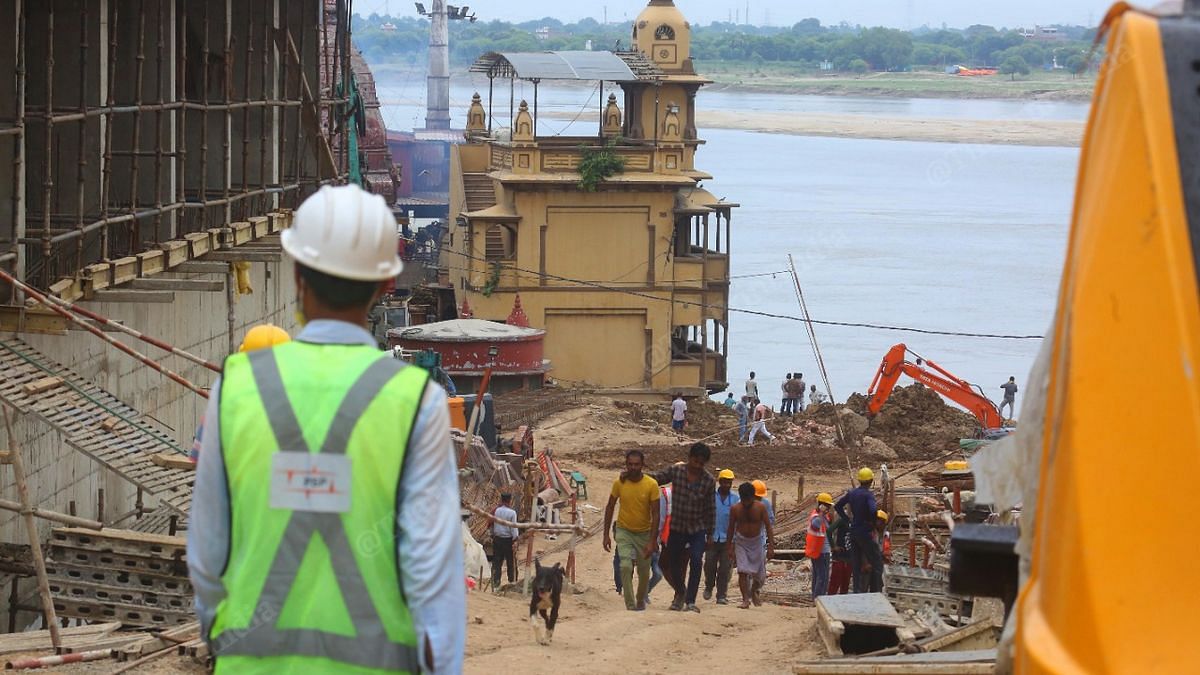 As part of the Kashi Vishwanath Dham project, the temple is being made more accessible from the Ganga riverfront | Photo: Praveen Jain | ThePrint