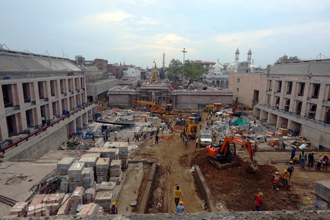 An overall view of the construction site| Photo: Praveen Jain | ThePrint