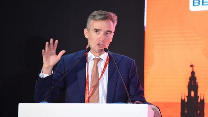 File image of UK High Commissioner to India Alex Ellis | Twitter/@AlexWEllis