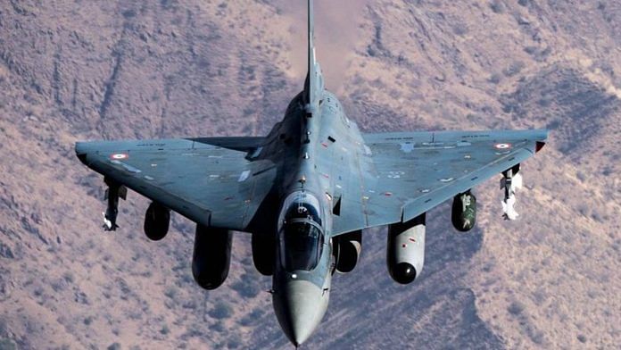 Representational image | A Tejas defence aircraft | Wikimedia Commons