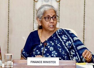 A file photo of Finance Minister Nirmala Sitharaman | ANI photo