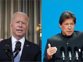 US President Joe Biden and Pakistan PM Imran Khan (file photo) | Bloomberg/ANI