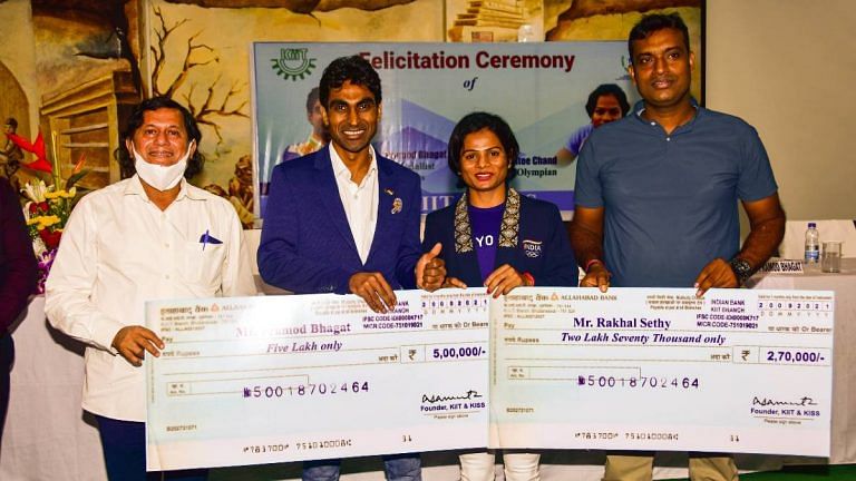 KIIT felicitates Olympians, names stadiums after Pramod Bhagat, Dutee Chand