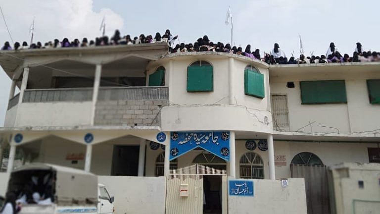 Pakistan’s Lal Masjid is back in news. This time with a Taliban flag