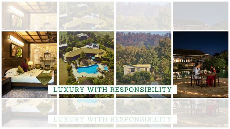 Aahana in Jim Corbett, is a 5-star resort where luxury and eco-friendliness go together
