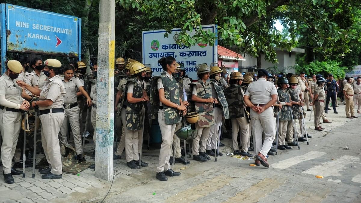 Security personnel deployed in the area | Suraj Singh Bisht | ThePrint