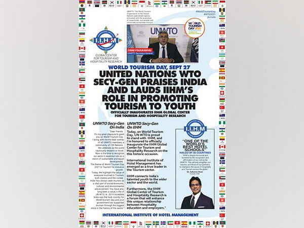 UNWTO Secretary-General inaugurates IIHM Global Centre for Tourism and Hospitality Research on World Tourism Day