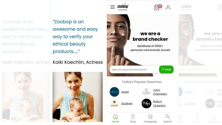 Green, safe, smart — the Zoobop beauty care brand checker is good for you and the planet