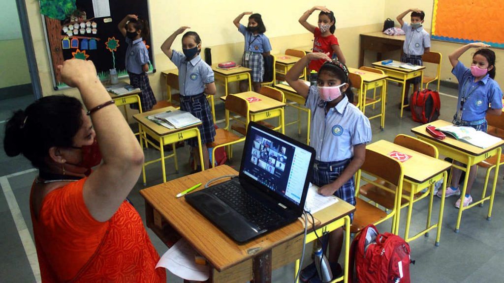 Representative image of classroom in a Haryana school | ANI