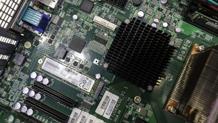 A motherboard at the World Artificial Intelligence Conference in Shanghai, China | Representational image | Photo: Qilai Shen | Bloomberg