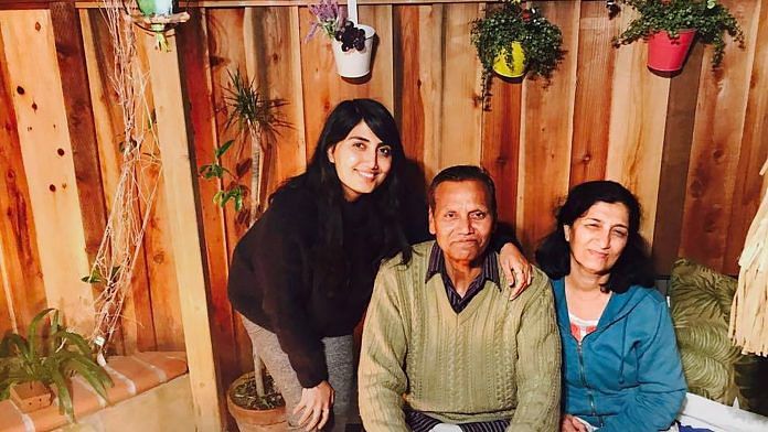 File photo of Anjali Ryot with her parents | PTI Photo