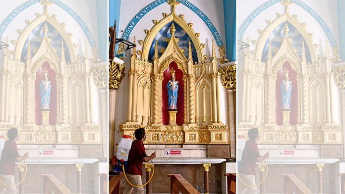 Representational image of St Mary's Basilica in Bengaluru | ANI
