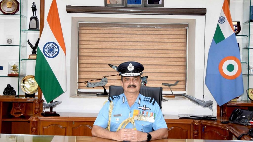 IAF Chief Air Chief Marshal V.R. Chaudhari | Twitter/@IAF_MCC