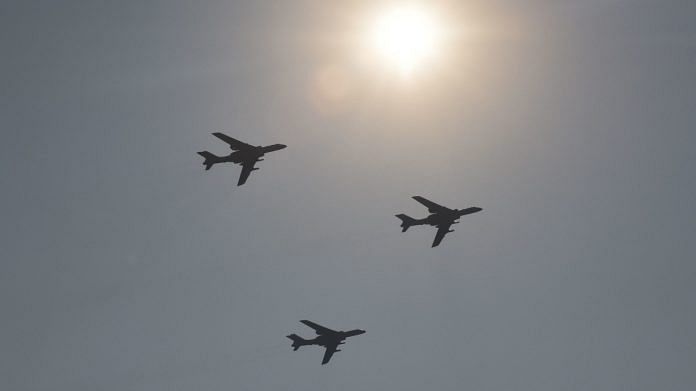 A formation of China's military H-6K bombers (representational image) | Photographer: Greg Baker/Getty Images via Bloomberg