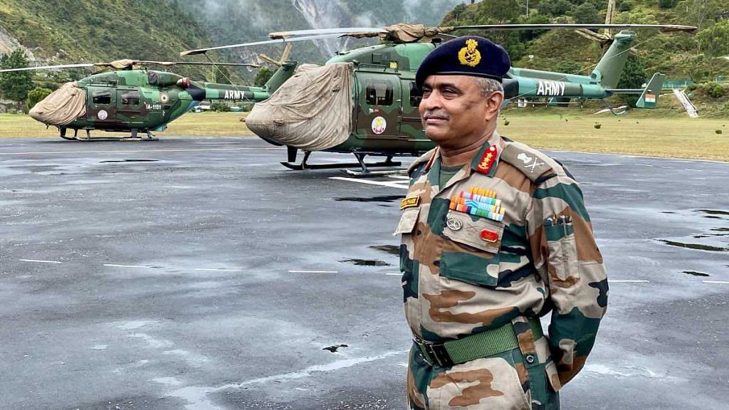 File photo of Lt Gen Manoj Pande. | Photo: Nirmal Poddar | ThePrint