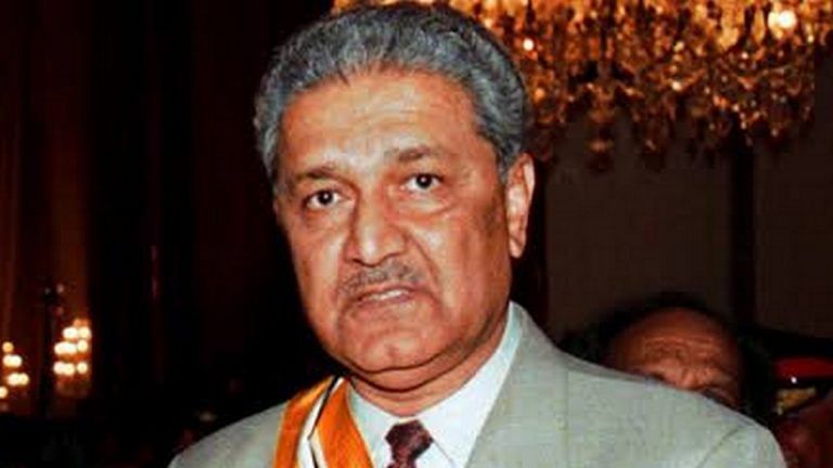 Abdul Qadeer Khan, man who built Pakistan’s nuclear bomb and ‘gave away secrets’