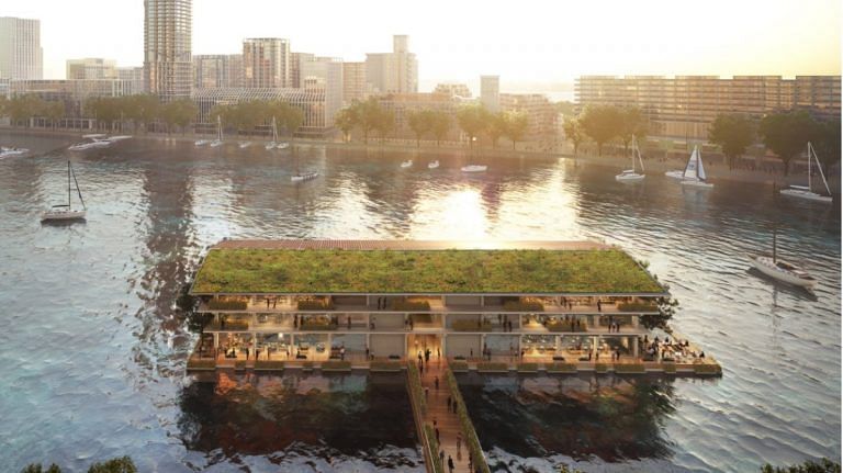 The world’s new largest floating office could be the answer to our flood-prone future