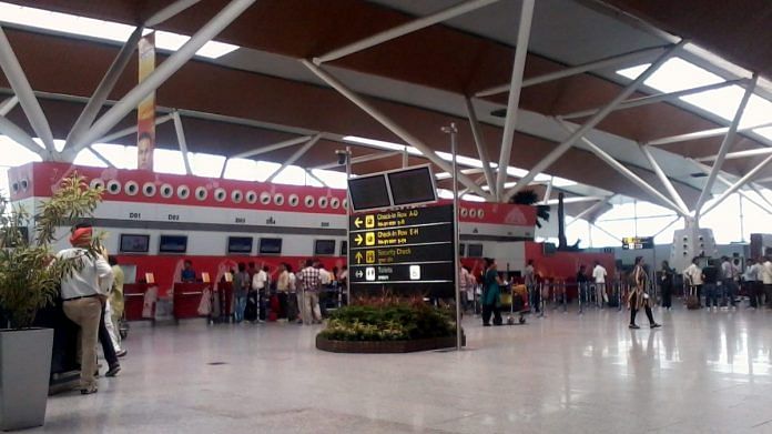 File photo of Indira Gandhi International airport's Terminal 1 in New Delhi | Commons