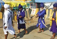 Nihang Sikhs at Singhu border | Representational image | Photo: Praveen Jain | ThePrint